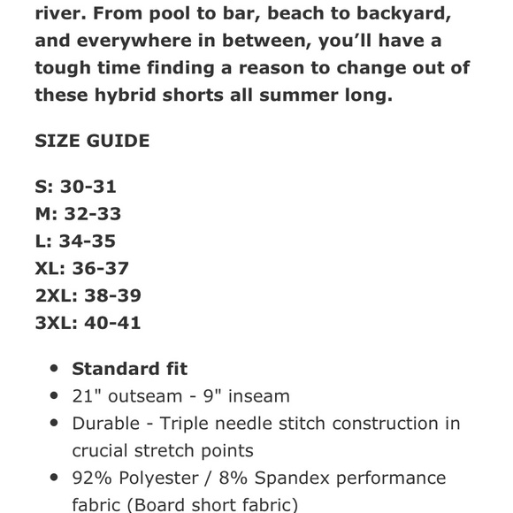 NWT Freedom industries hybrid swim XXL - Picture 8 of 8